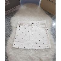 ราคา CC OO กระโปรงยีนส์สีขาว (5905561900)