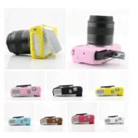 ราคา เคสยางซิลิโคนกันกระเเทกสำหรับกล้องแคนนอน M10 สีชมพู CAMERA CASE SILICONE CANON M10 PINK (1214) (18393037982)