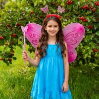 ราคา ปีกผีเสื้อสำหรับหญิงและเด็ก ชุด HALOWEEN และคอสเพลย์ อุปกรณ์แต่งกายสำหรับนางฟ้า (46051285404)