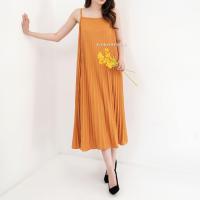 ราคา [Minang Menanti] Inner Midi Dress Plisket Mayung Tali / Dress Polos Plisset / Inner Plisset / เดรสจีบด้านใน (52201293527)