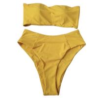 ราคา ชุดว่ายน้ำทูพีชสีเหลือง (13868934805)