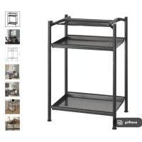 ราคา IKEAshopping IKEA SPÄND สแปนด์ ขาโต๊ะแบบชั้นวางของ, ดำ (40207417337)