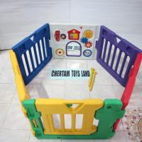 ราคา คอกกั้นเด็ก Kid's Land จากญี่ปุ่น ชุด 6 แผ่นคละสี (1260782341)