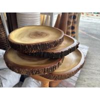 ราคา จานไม้มะม่วง ติดเปลือก ขนาด8นิ้ว หนา 1 นิ้ว ขุดลึก เขียงเปลือกไม้ เขียงติดเปลือก (26359413112)