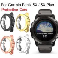 ราคา พร้อมแล้ว!! ราย Garmin Fenix 5X Case / Fenix 5X Plus Soft Plated TPU Cover Protective Shockproof Case Watch Accessories (3202392968)