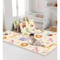 ราคา เสื้อยางพารา เสื่อพับได้ เสื่อรองคลาน 6ฟุต ลายน่ารัก #มีลายทั้ง2ด้าน (22136813628)