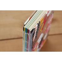 ราคา สมุดทำมือ ขนาด A6 ปกกระดาษแข็งลาย Collage เปลือยสันปก เห็นกระดาษเนื้อในหลากสี (์No 7) (12776141681)