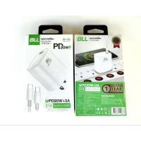 ราคา Bll215 หัวชาร์จพร้อมสาย Type-C to Type-C 3A แท้100% (49251997425)