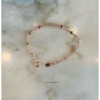 ราคา สร้อยข้อมือพลอยนพเก้า สร้อยข้อมือพลอยแท้ รุ่นขอบเรียบ (25662724274)