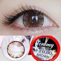 ราคา มีค่าสายตา Pitchy tommy Gray Brown บิ๊กอาย สุดปัง คอนแทคเลนส์ รายเดือน มีอย แถมตลับฟรี เลนส์นิ่ม สวยปังมาก (28574845965)