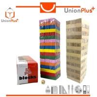 ราคา บล็อกไม้ ตึกถล่ม ตึกถล่มไม้ ไม้จังก้า 54 ชิ้น ลายไม้/สี บล๊อกไม้ จังก้า เกมตึกถล่ม (10731248618)