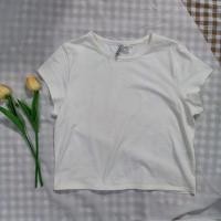 ราคา เสื้อครอป H&M แท้100% #มือสอง#สภาพดีมาก#เสื้อยืด (21891332746)