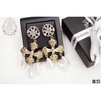 ราคา ต่างหูแบบห้อย ลายไม้กางเขนทองห้อยมุกทรงหยดน้ำ (4509160799)