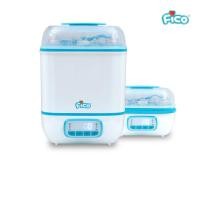 ราคา Fico เครื่องนึ่งขวดนม พร้อมอบแห้งขวดนม รุ่น FSD-01 นึ่งได้ 8 ขวด อุ่นนม อุ่นอาหารได้ รับประกันศูนย์ไทย 1 ปี (3148197579)
