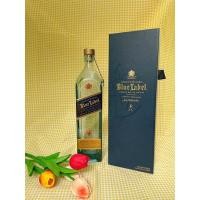 ราคา [พร้อมส่ง] ขวด Blue label พร้อมกล่อง ขวดลิตร ขวดเปล่าบลูเลเบล ขวดเหล้าเปล่า ของเก่า ขวดบลูเปล่า (10334829617)