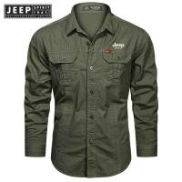 ราคา JEEP SPIRIT 1941 ESTD เสื้อเชิ้ตแขนยาว ผ้าลินิน ลายสก๊อต แฟชั่นสําหรับผู้ชาย 2022 (25114945814)