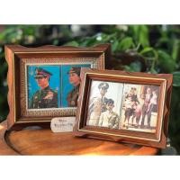 ราคา ไม่รวมรูป Antique Teak Frame /กรอบรูปไม้สัก หน้ากระจก ยุค 90 กรอบรูปโบราณ ใส่รูปขนาด 3x5 นิ้ว ใส่รูปแนวตั้งหรือแนวนอน (23080736802)