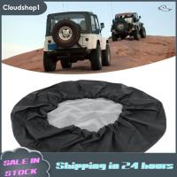 ราคา Cloudshop1 Cloudshop1 15 นิ้วฝาครอบป้องกันยางสีดำล้ออะไหล่หนัง PVC Protector สำหรับ 215/65R16 225/65R17 235/70R16 235/75R15 245/75R15 255/55R17 ยาง (41326207960)