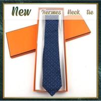 ราคา [สอบถามก่อนกดซื้อ]​ แท้​ New Hermes Neck tie (23728057807)
