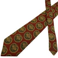 ราคา เนคไท Jim Thompson Silk Brown Geometric Thailand เนคไทแบรนด์เนม ของแท้ (41561813032)