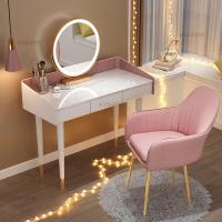 ราคา โต๊ะเครื่องแป้งเจ้าหญิง ชุดโต๊ะเครื่องแป้ง แถมฟรีกระจกไฟLED ระบบสัมผัสในชุด ส่งฟรี (16735507882)
