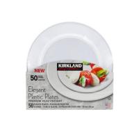 ราคา KIRKLAND Signature ชุดจานพลาสติก 50 ใบ จานพลาสติก คุณภาพระดับพรีเมียม (21472601144)