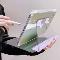 ราคา เคสคริสตัล หมุนได้ 360องศา ipad case สําหรับ iPad Pro 11 10.9 9.7 2017 2018 6th 5th 7 8 9th 10.2 10th Air 4/5 พร้อมถาดใส (22450094396)
