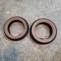 ราคา ยางนอก ใส่รถเวสป้า ใส่รถ MSX ล้อหน้าเบอร์ 120/17 ขอบ12 ล้อหลัง 130/70 ขอบ12 ยางเป็นขอบสีแต่ง1คู่ (24525656179)