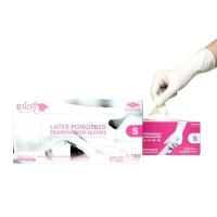 ราคา ถุงมือซาโตรี่แบบมีแป้ง สีขาว (SATORY) กล่องชมพู | 1 กล่องมี 50 คู่ (27805945162)