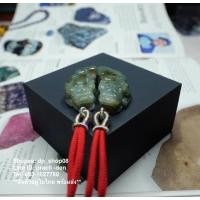 ราคา jade จี้หยกปี่เซี๊ยะคู่ ปี่เซี๊ยะคู่ หยกพม่าแท้(jadeite type A)ตัวซ้ายดูทรัพย์ตัวขวาเหนี่ยวทรัพย์ให้อยู่กับเรานานๆ (29657945391)