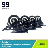 ราคา Xander Medium Duty ล้อเบรค 2 นิ้ว 4 ชิ้น 50 มม (28115825479)