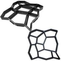 ราคา dgarden แม่พิมพ์ทางเดิน ลายหินกาบ เล็ก1 ชิ้น ลายหินกาบใหญ่ 1 ชิ้น(สีดำ)#115 (466770476)