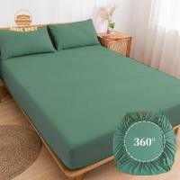 ราคา ผ้าปูทีนอน 6ฟุต/5ฟุต/3.5ฟุต/3ฟุต อ่อนนุ่ม (ผ้าปูเตียง+ปลอกหมอน) กันไรฝุ่น สามารถนอนเปลือยกายได้ (29760704516)