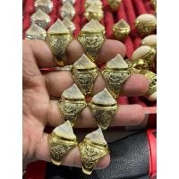 ราคา แหวนทองเหลืองลายไทย หัวกระเบน 1.8-1.9 ซม. (18484211848)