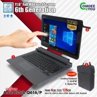 ราคา โน๊ตบุ๊คแท็บเล็ต Fujitsu ArrowsTab Q616P /RAM 4GB /SSD 128GB /Micro HDMI /WiFi /Bluetooth /webcam สภาพดี By Comdee2you (21537523722)