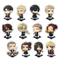 ราคา ขาตั้งพวงกุญแจอะคริลิค Attack on Titan - Eren Armin Reiner Erwin Levi & Mikasa Fan-Made Anime Merch (40407593425)