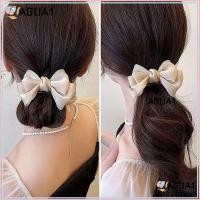 ราคา Agua1 Grab Clip, Pastoral Style Bow Hair Clamp, Vintage Back Head Hair Accessories Hairpin Women Girls (27980640427)