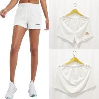 ราคา กางเกงขาสั้นผู้หญิง Champion กางเกงขาสั้นเอวสูงสีขาว กางเกงโลโก้เล็ก (23887995049)