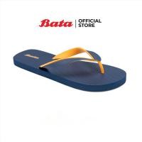 ราคา Bata บาจา รองเท้าแตะหูหนีบ ส้นแบน สำหรับผู้ชาย รุ่น BROOKLYN สีกรมท่า 8109018 สีดำ 8106018 (57950477275)