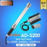 ราคา Godox AD-S200 Stick Flash Head for AD200, AD200Pro, AD200ProII - รับประกันศูนย์ Godox Thailand 3ปี / Godox Thailand (25820657368)