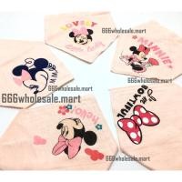 ราคา ผ้ากันเปื้อนเด็ก Disney 5 ชิ้น Mickey Minnie เด็กวัยหัดเดินสามเหลี่ยม Bib พร้อมปุ่ม Baby BIBS เด็กเด็กผ้าเช็ดตัว Bib ทารกสามเหลี่ยม (22543356538)