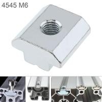 ราคา 20 ชิ้น M4/M5/M6/M8/M10 สําหรับ 30 /40/45 Series Slot T Nut เลื่อน T Nut Hammer Drop In Nut Fasten Connector (24690706568)