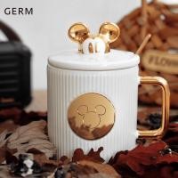 ราคา GERM Disney Cute Mark แก้วน้ำมิกกี้ มิกกี้สร้างสรรค์แก้วมีฝาปิด ลายการ์ตูนหมีน่ารัก Starbucks (24126336967)
