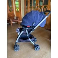 ราคา (มือ2) รถเข็นเด็กยี่ห้อ Aprica Luxuna ล้อออโต้ สีกรม (28870243111)