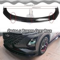 ราคา Omoda 5 กันชนหน้า Diffuser Lip Wrap ตัวแยกมุมกระโปรงด้านข้างสีดํา สีดําเงา & คาร์บอน (43675677686)