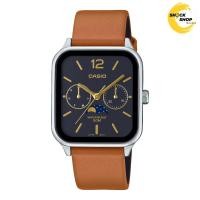 ราคา CASIO นาฬิกาข้อมือ รุ่น MTP-M305L-1AV Moon Phase สายหนัง คาสิโอ (19177596113)