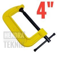 ราคา C CLAMP 4 นิ้ว G CLAMP 4 นิ้ว CLAMP G 4 DIM CLAMP WELDING CLAMP C CLAMP 4IN IRON CLAMP 100MM (45750667855)