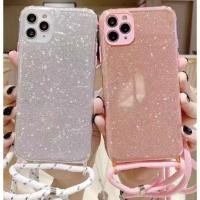 ราคา Supercasei6-i12promax เคสกากเพชร เคสสายสะพาย (42573535346)