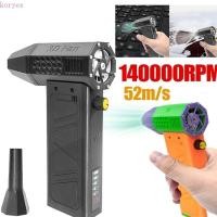 ราคา KORYES Violent Mini Turbo Jet Fan จอแสดงผลชาร์จ แสงอัลตร้า 140000 เครื่องเป่าลมทรงพลังไร้สาย RPM การชาร์จ Type-C ประสิทธิภาพสูง การดูดซับแม่เหล็ก รถพัดลมท่อความเร็วสูง (29734432057)