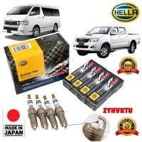 ราคา หัวเทียน HELLA IRIDIUM TOYOTA VIGO COMMUTER FORTUNER INNOVA JAZZ HYBRID เครื่องเบนซิน รหัส IMJ8RC-4 10P ยี่ห้อ HELLA แท้ (18486133661)